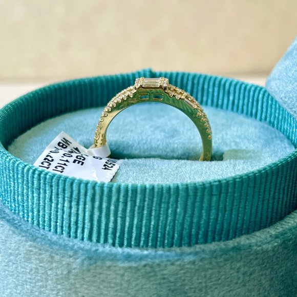 Stackable Baguette Cut Rings - Picture 14 of 16